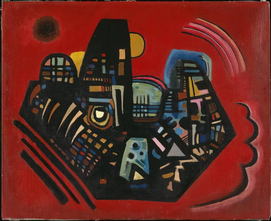 Wassily Kandinsky Prints: A Collector's Guide to Abstract Expressionism - BLACK RED 1928 by Wassily Kandinsky