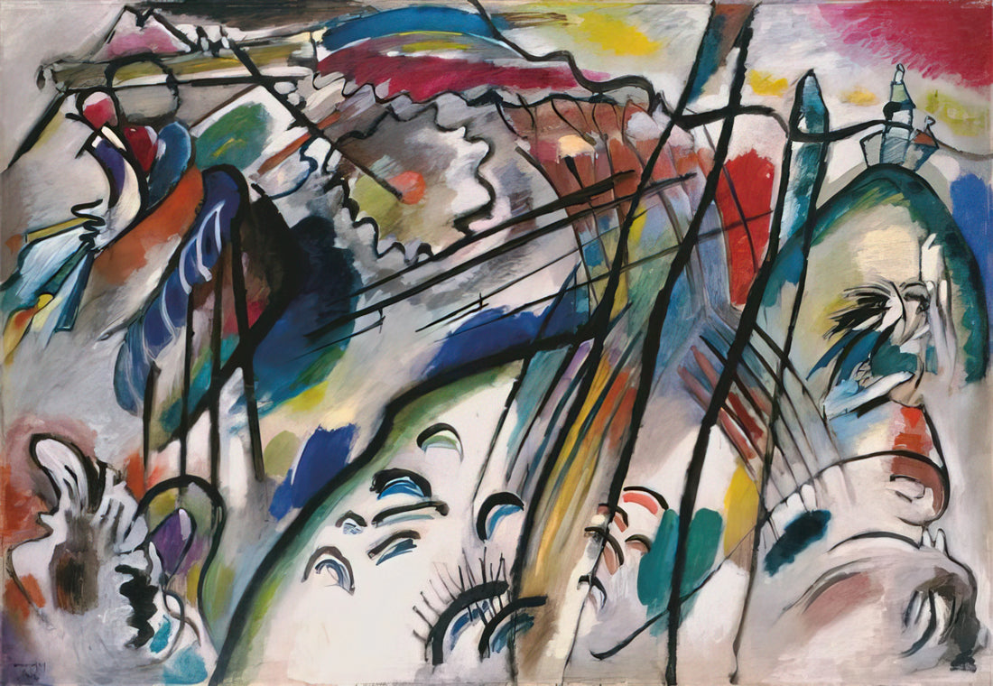 Wassily Kandinsky (1866–1944): The Pioneer of Abstract Art and His Enduring Legacy - IMPROVISATION 28 SECOND VERSION 1912 by Wassily Kandinsky