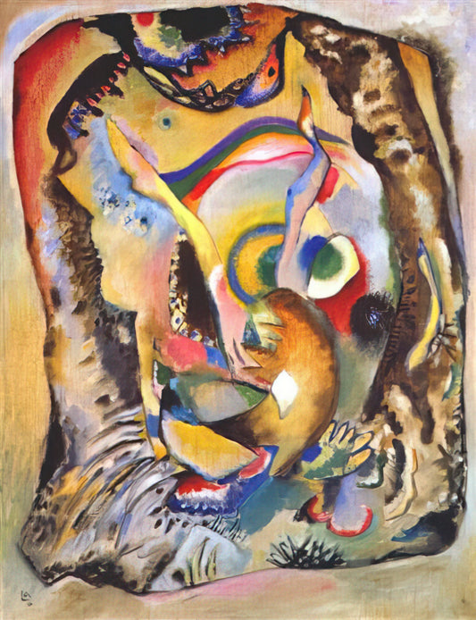 Wassily Kandinsky on the Spiritual in Art: A Journey into Abstract Expression - PAINTING ON LIGHT GROUND 1916 by Wassily Kandinsky