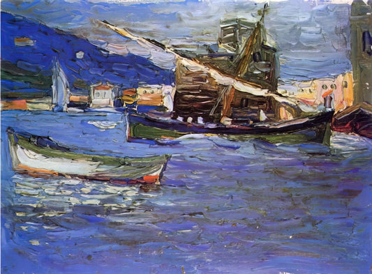 Wassily Kandinsky: The Visionary Pioneer of Abstract Art and Spiritual Expression - RAPALLO GRAUER DAY 1905 by Wassily Kandinsky