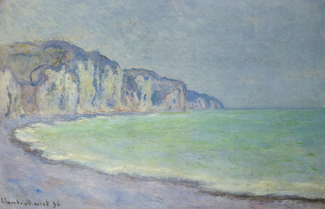 Water Lilies Artist: Claude Monet and the Birth of Impressionist Obsession - Cliff at Pourville 2 by claude monet