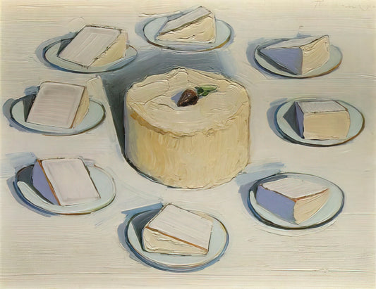 Wayne Thiebaud Oil Paintings: A Sweet Slice of American Modernism - Around the Cake - 1962 by Wayne Thiebaud