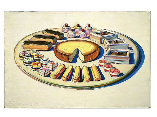 Wayne Thiebaud Signed Prints: Authenticity, Value, and Collector Insights - French Pastries - 1963 by Wayne Thiebaud