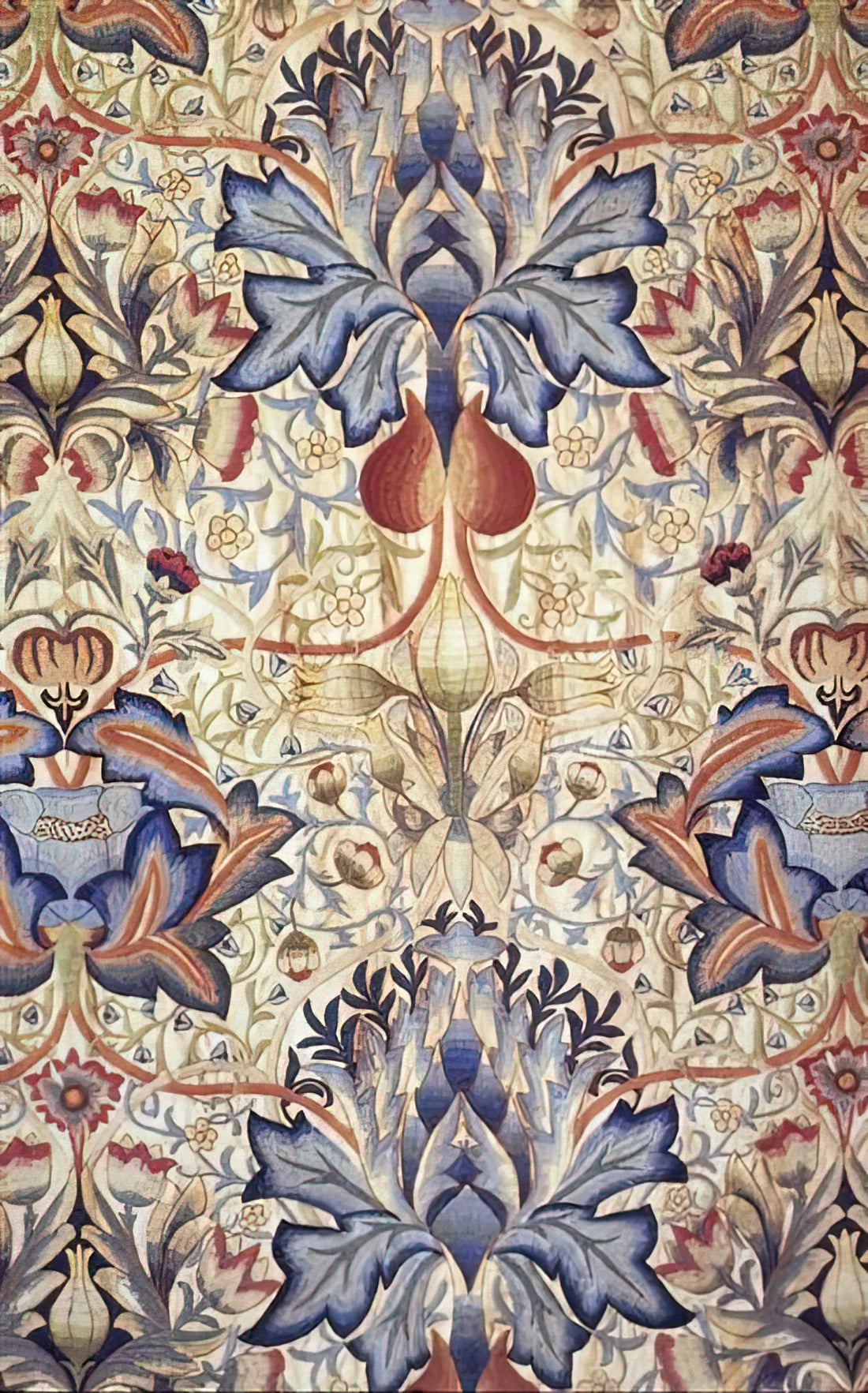 William Morris Art Pieces: The Enduring Legacy of a Visionary Designer - ACANTHUS EMBROIDERED PANEL 1890 by William Morris