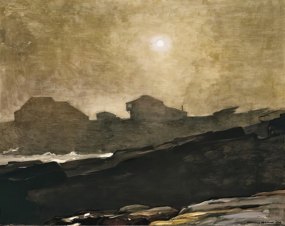 Winslow Homer Paintings at the Met: A Curator's Guide to His Masterpieces - THE ARTISTS STUDIO IN AFTERNOON FOG 1894 by Winslow Homer