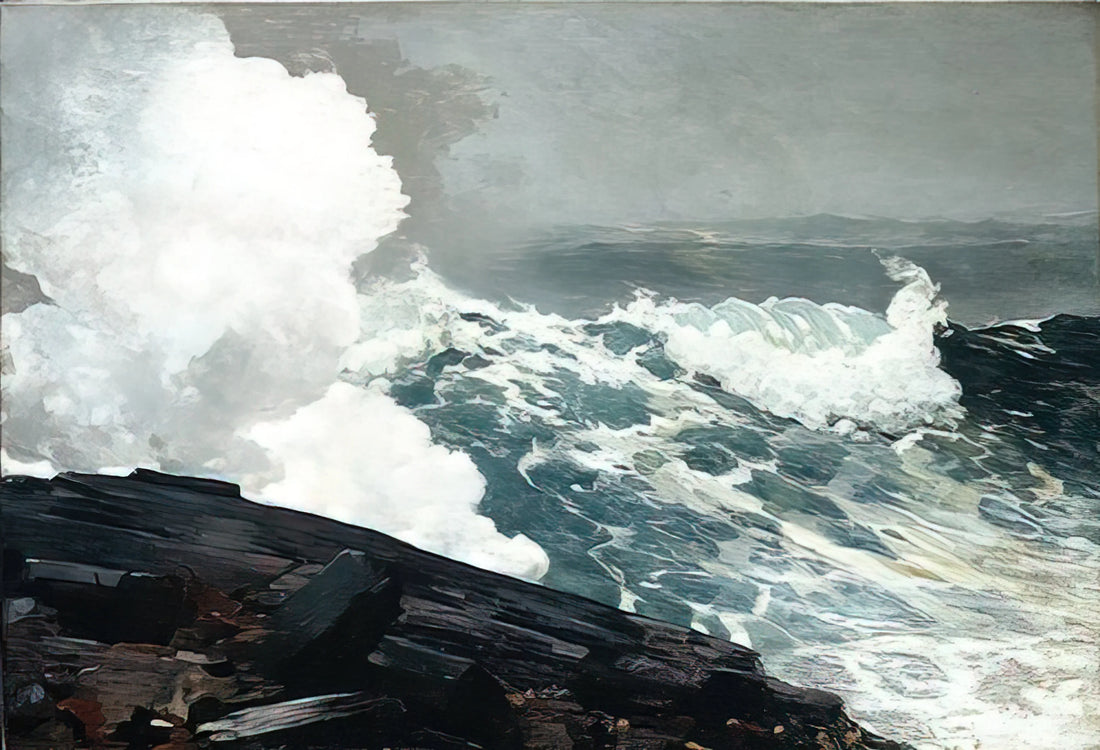 Winslow Homer War Paintings: A Civil War Chronicle Through the Eyes of an Artist-Correspondent - NORTHEASTER by Winslow Homer