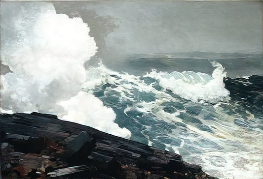 Winslow Homer War Paintings: A Civil War Chronicle Through the Eyes of an Artist-Correspondent - NORTHEASTER by Winslow Homer