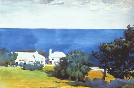 Winslow Homer at the National Gallery: A Curator's Guide to America's Master of Realism - SHORE AT BERMUDA by Winslow Homer