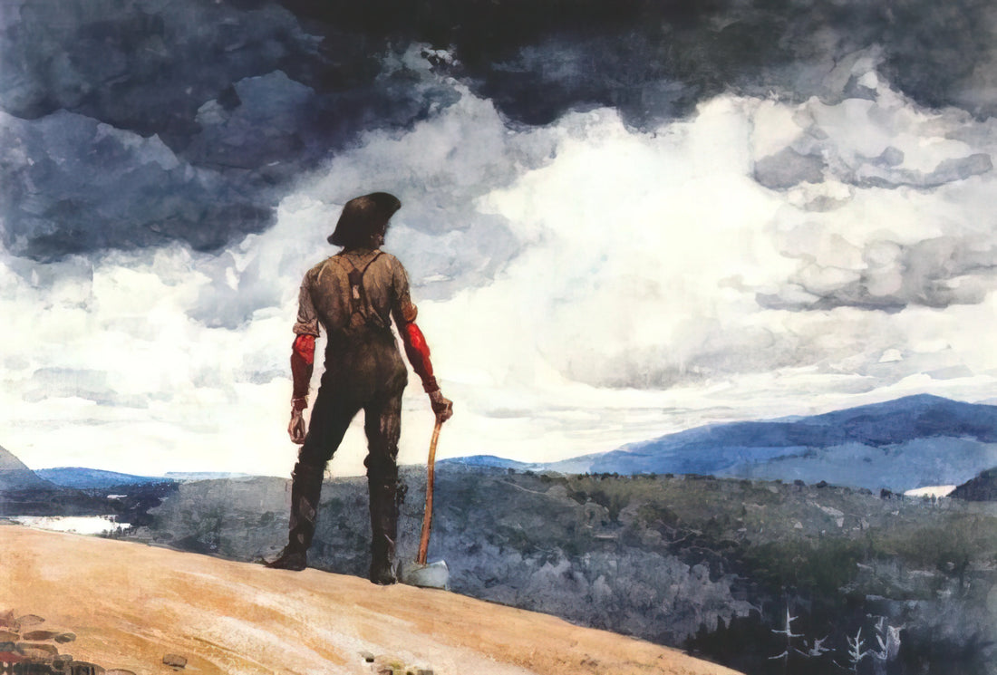 Winslow Homer: The Definitive American Artist and His Enduring Legacy - THE WOODCUTTER by Winslow Homer