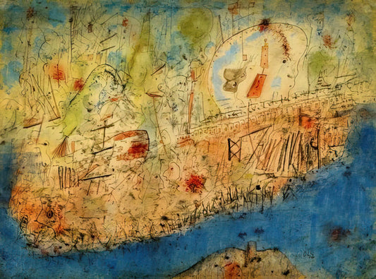 Wols Prints: Exploring the Ethereal World of Tachisme Through Museum-Quality Art - Camp des Milles - 1940 by Wols