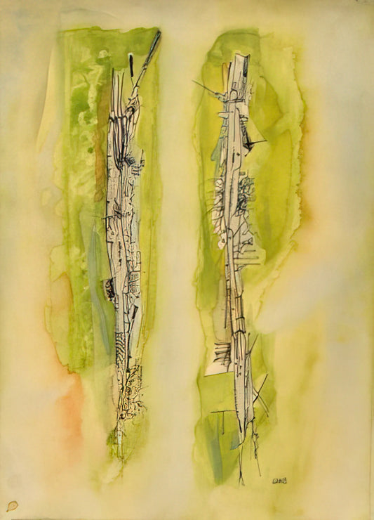 Wols (Wolfgang Schulze): The Enigmatic Visionary of Tachisme and Art Informel - Untitled - 1940 by Wols