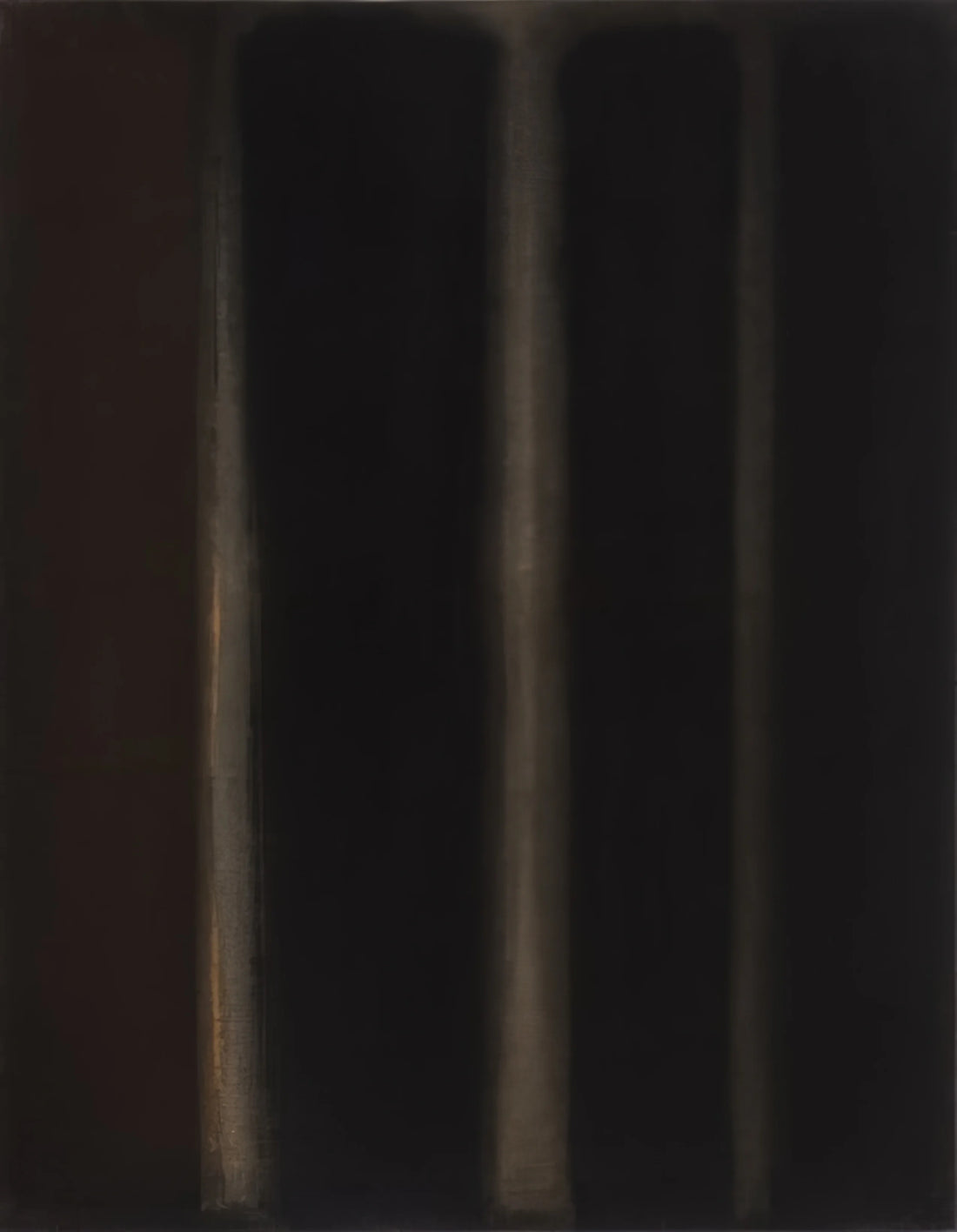 Yun Hyong-keun Reproduction: Understanding the Artist's Legacy Through Museum-Quality Prints - Umber Black - 1974 by Yun Hyong-keun