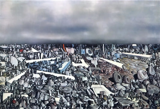Yves Tanguy Reproductions: Capturing the Surrealist Dreamscape in Museum-Quality Prints - Multiplication of the Arcs by Yves Tanguy