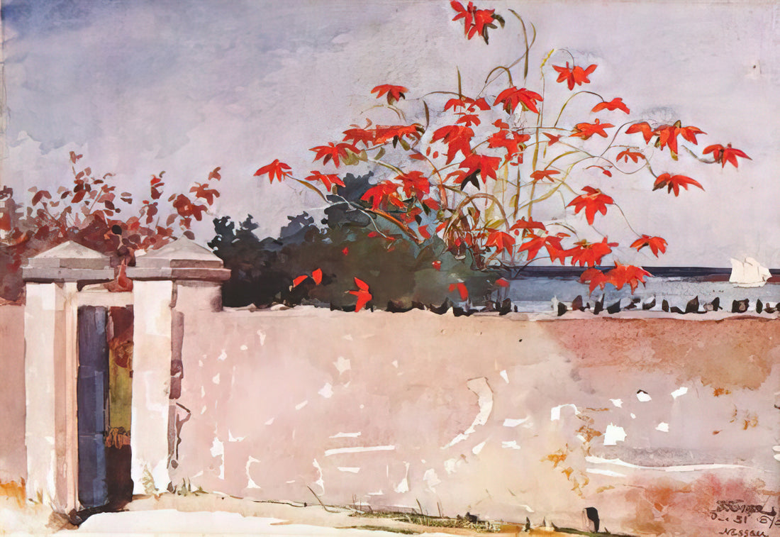 What Makes Winslow Homer’s *A Wall, Nassau* a Masterpiece of Light and Line?