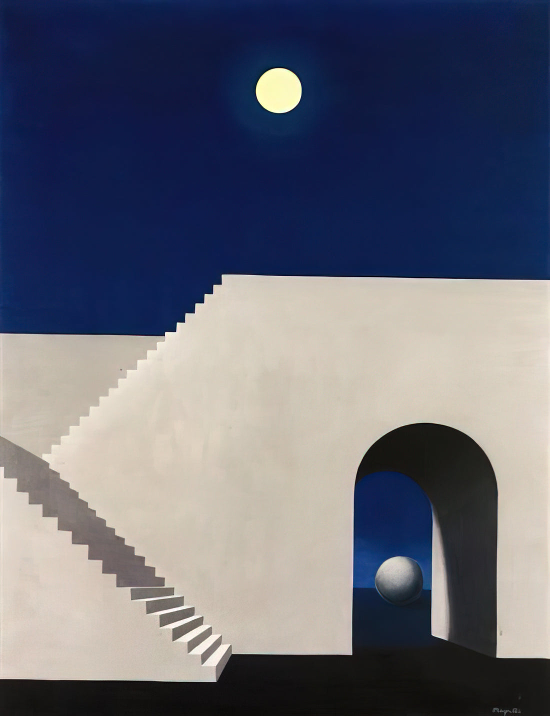 What Is 'Architecture au Clair de Lune' by René Magritte? A Surrealist Masterpiece Explained