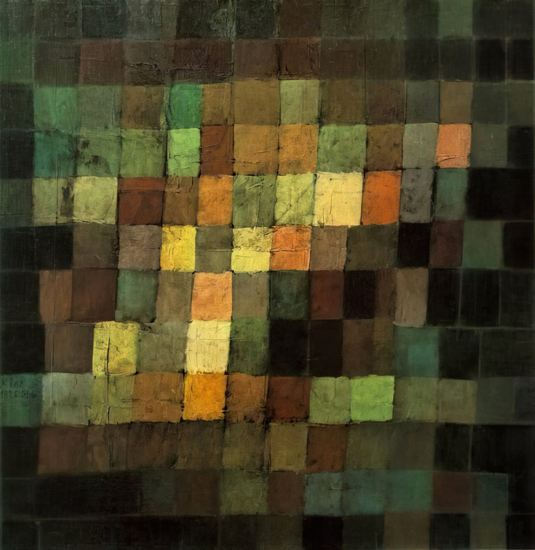 Was macht Paul Klees 'Burg und Sonne' zu einem Meisterwerk der modernen Kunst?