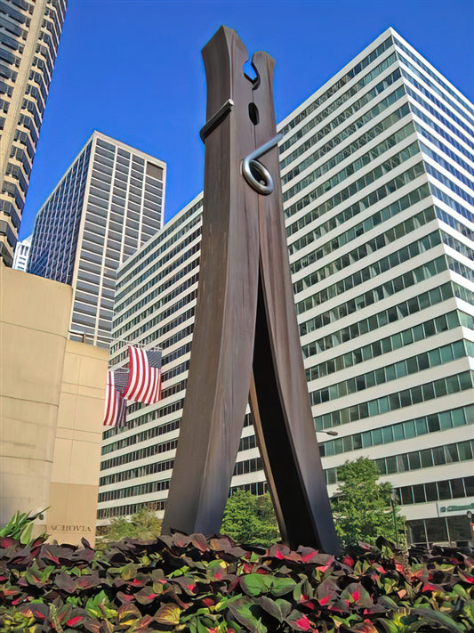 Claes Oldenburg: Die Geschichte hinter dem zerbrochenen Knopf