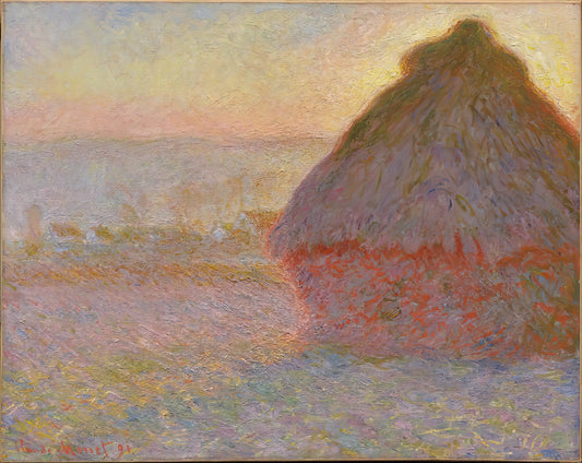 What Makes Claude Monet’s Grainstack (Sunset) a Masterpiece of Light and Color?