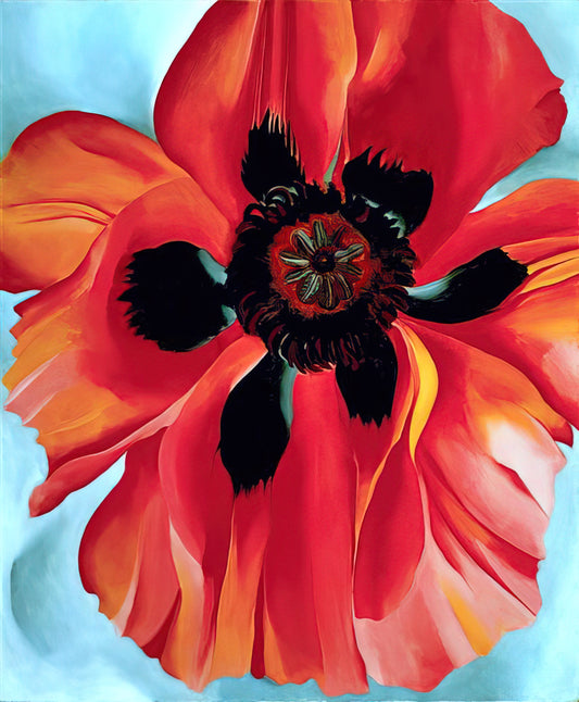 What Makes Georgia O’Keeffe’s Red Poppy Print a Timeless Masterpiece?