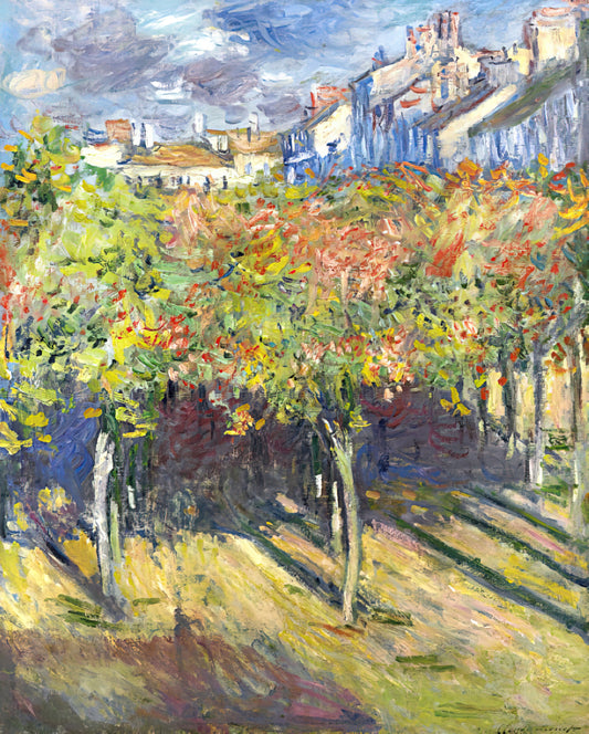iCanvas Monet: The Definitive Guide to Claude Monet's Art Prints for Collectors and Decorators - The Lindens of Poissy by claude monet