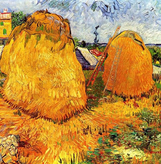 Was ist die Originalgröße von Van Goghs Mandelblüte?