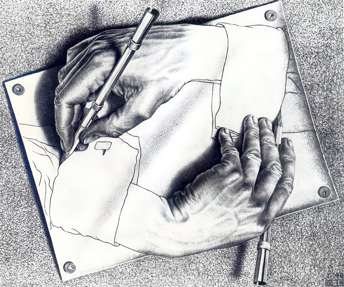Why Is M.C. Escher’s 'Drawing Hands' the Ultimate Metaphor for Creativity and Infinity?