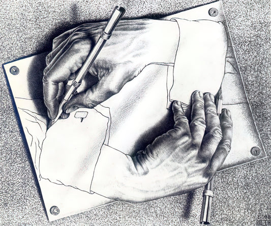 What Does M.C. Escher’s 'Drawing Hands' Reveal About Art and Perception?