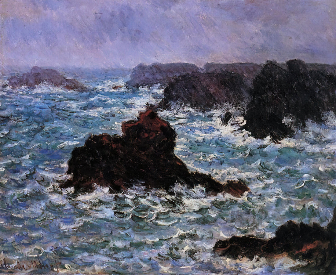 Wie hat Claude Monet den Winter in seinen Gemälden dargestellt?