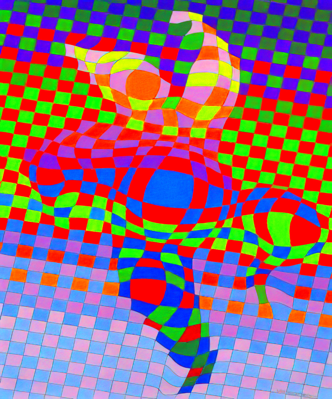 Wie hat das Bauhaus Victor Vasarely beeinflusst?