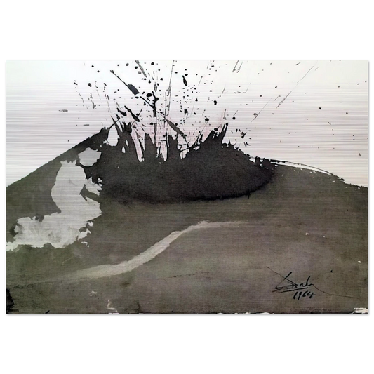 ANGELUS EXCUSSIT FLAMMAMIGNIS DANIEL 3 23 1967 - Salvador Dali Brushed Aluminum Print - 70x100 cm / 28x40 inches | Salvador Dali Aluminum Print | Salvador Dali Prints