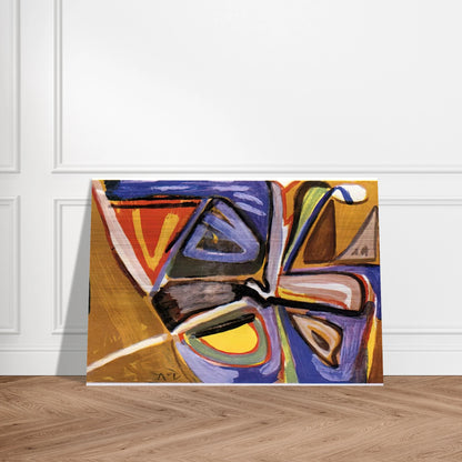 Le bonheur de Matisse - 1981 - Bram van Velde Brushed Aluminum Print - 70x100 cm / 28x40 inches | Bram van Velde Aluminum Print | Bram van Velde Prints