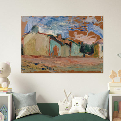 HOUSES FENOUILLET 1898 - Henri Matisse Acrylic Print - 70x100 cm / 28x40″ inches