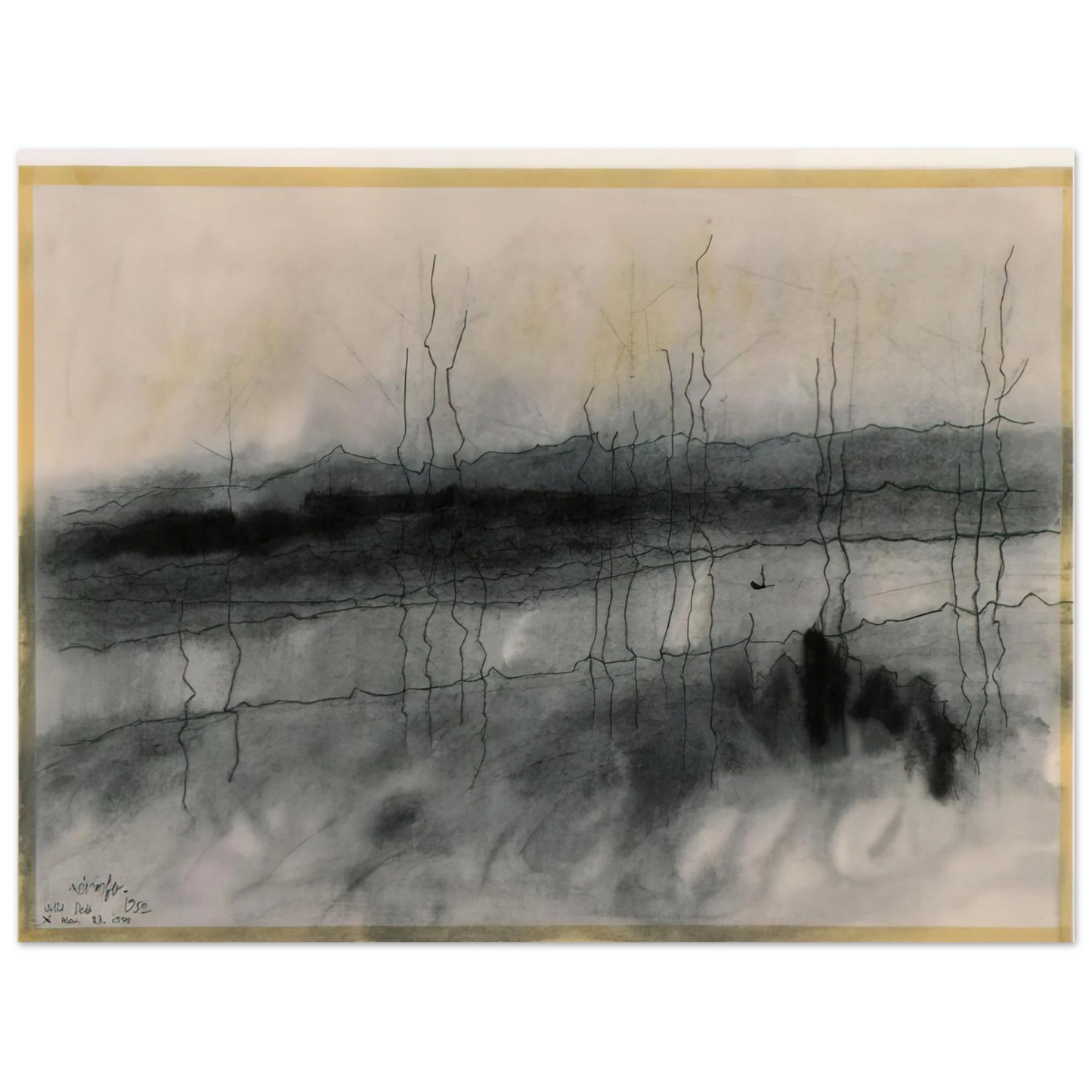 Lyonel Feininger - MYSTIC RIVER 1951  75x100 cm / 30x40inches Fine Art Poster