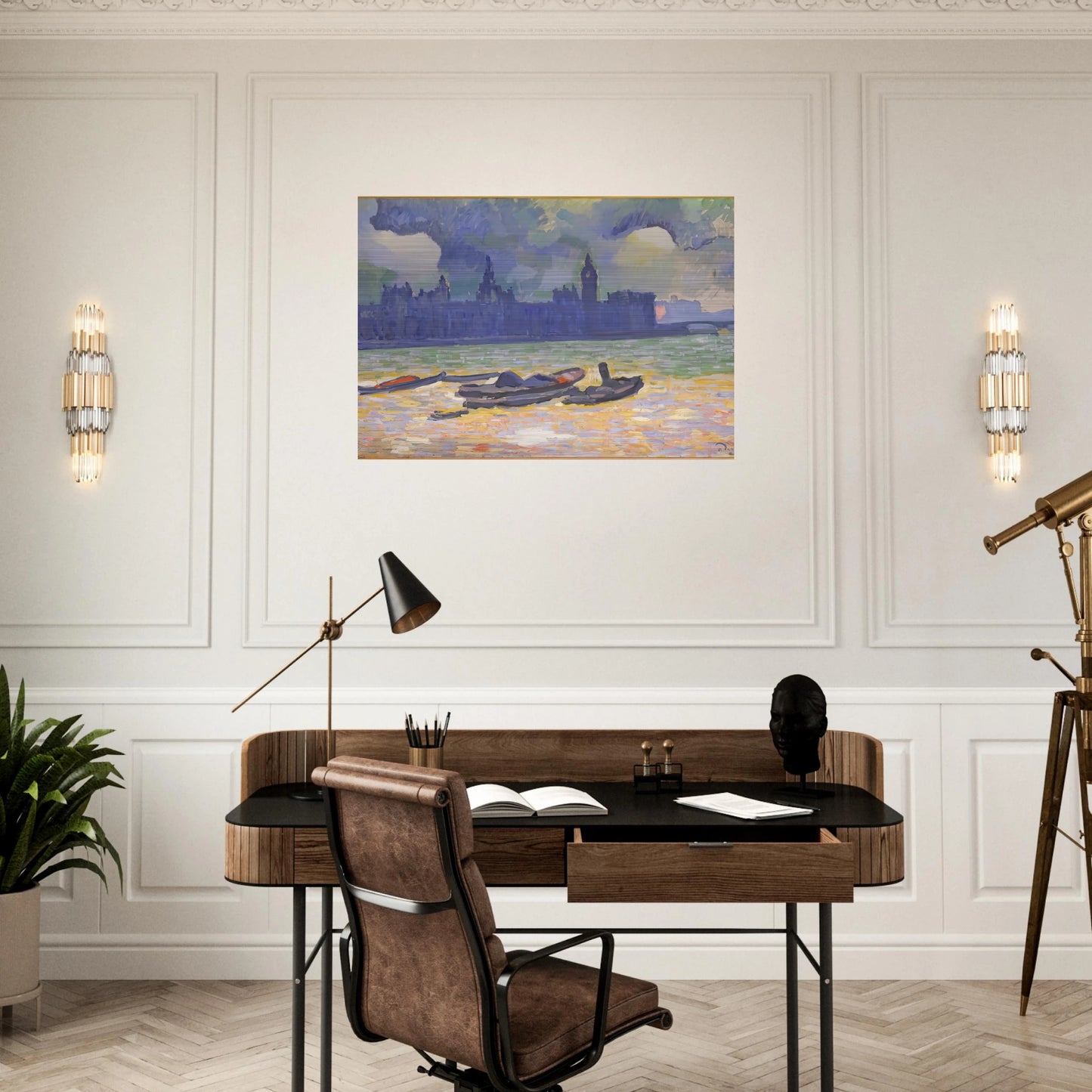 THE PALACE OF WESTMINSTER 1907 0 - Andre Derain Brushed Aluminum Print - 70x100 cm / 28x40 inches | Andre Derain Aluminum Print | Andre Derain Prints