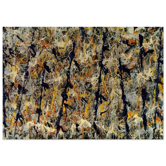 BLUE POLES NUMBER 11 1952 1 - Jackson Pollock Brushed Aluminum Print - 70x100 cm / 28x40 inches | Jackson Pollock Aluminum Print | Jackson Pollock Prints
