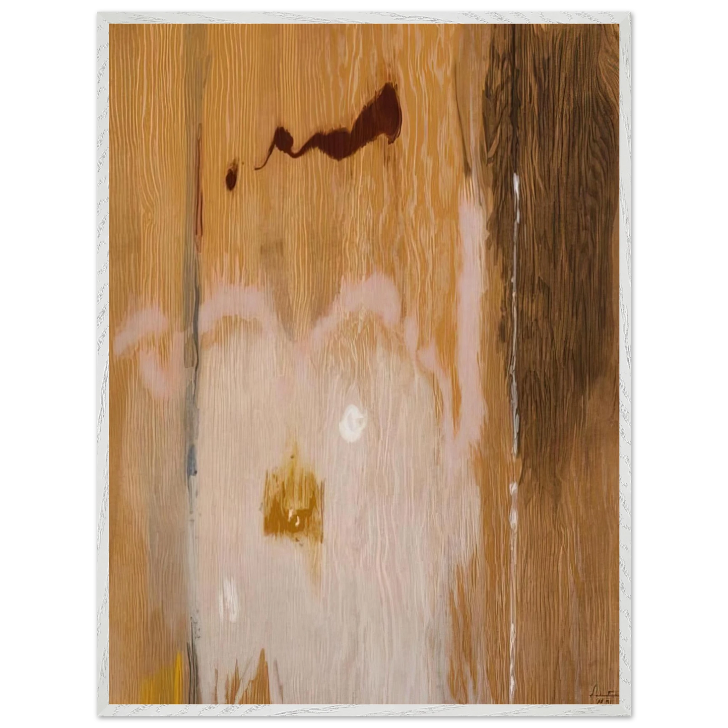 Helen Frankenthaler - Tales of Genji VI - 1998 Wall art - A3 (29.7 x 42  cm) - Premium Wooden Framed Poster With Fine Art Paper-canvas - Black frame