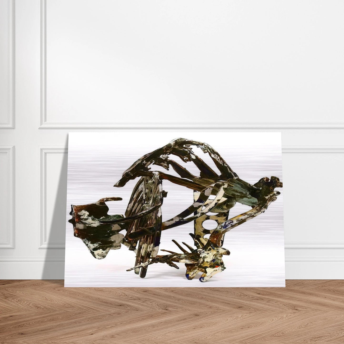 Wax Works IX - 1987 - Nancy Graves Brushed Aluminum Print - 70x100 cm / 28x40 inches | Nancy Graves Aluminum Print | Nancy Graves Prints