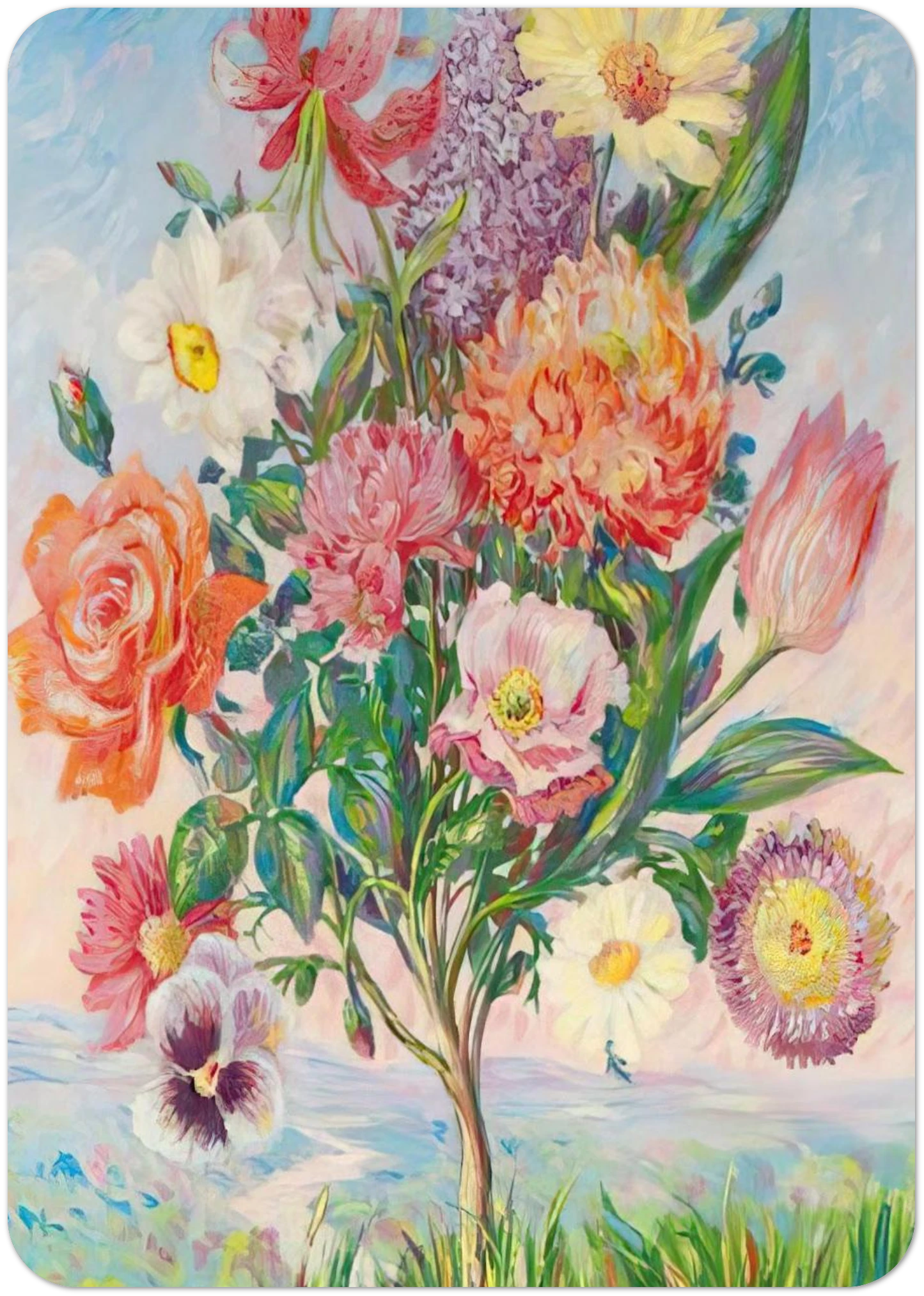 FORETHOUGHT 1943 By Rene Magritte Pack of 10 Post Cards | Rene Magritte Post Cards | A6 (10.5 x 14.8 cm) - 4.1 x 5.8 inches