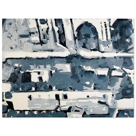 Gerhard Richter - TOWNSCAPE M4 1968  75x100 cm / 30x40inches Fine Art Poster