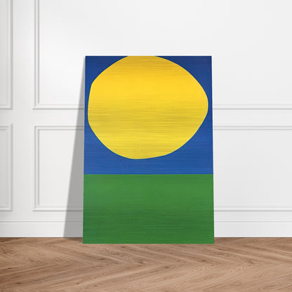 High Yellow - Ellsworth Kelly Brushed Aluminum Print - 70x100 cm / 28x40 inches | Ellsworth Kelly Aluminum Print | Ellsworth Kelly Prints