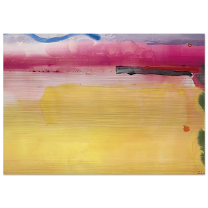 Black-Eyed Susan - 1988 - Helen Frankenthaler Brushed Aluminum Print - 70x100 cm / 28x40 inches | Helen Frankenthaler Aluminum Print | Helen Frankenthaler Prints