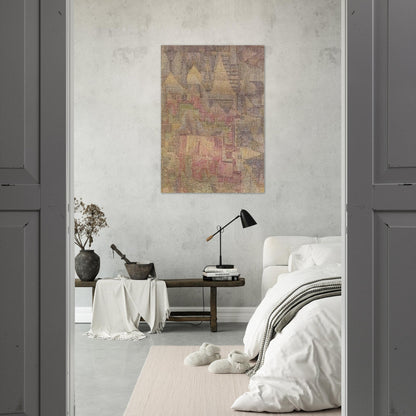 CASTLE GARDEN 1931 - Paul Klee Brushed Aluminum Print - 70x100 cm / 28x40 inches | Paul Klee Aluminum Print | Paul Klee Prints