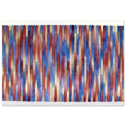 Banjo - 1981 - Gene Davis Brushed Aluminum Print - 70x100 cm / 28x40 inches | Gene Davis Aluminum Print | Gene Davis Prints