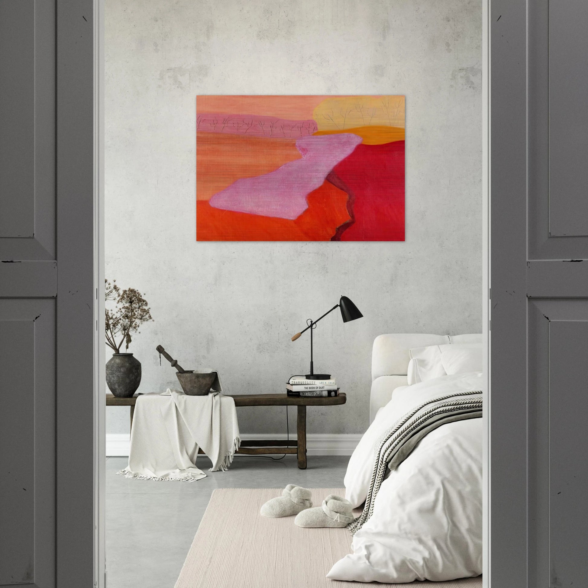 Shapes of Spring - 1952 - Milton Avery Brushed Aluminum Print - 70x100 cm / 28x40 inches | Milton Avery Aluminum Print | Milton Avery Prints