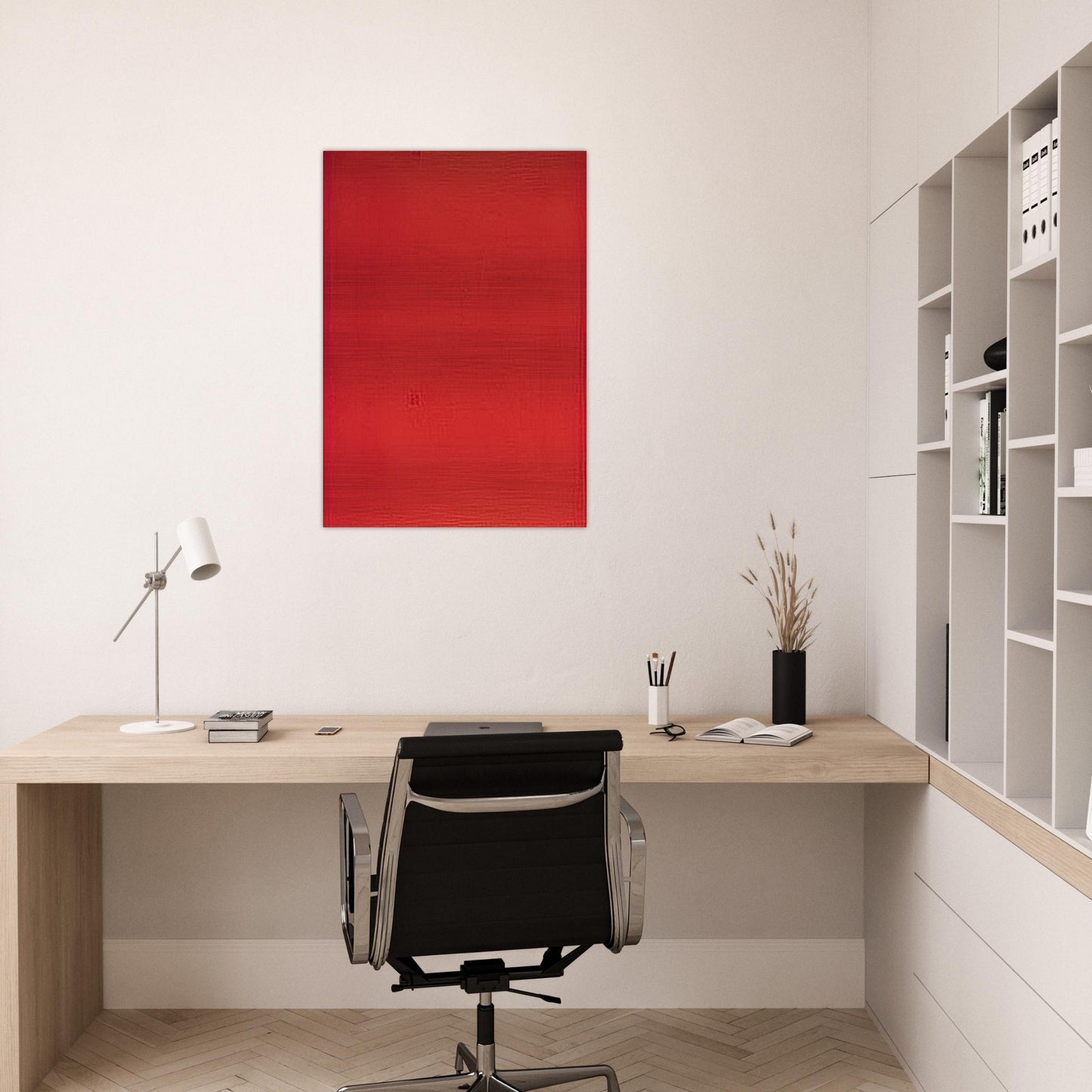 Spazio Luce - 1963 - Antonio Calderara Brushed Aluminum Print - 70x100 cm / 28x40 inches | Antonio Calderara Aluminum Print | Antonio Calderara Prints