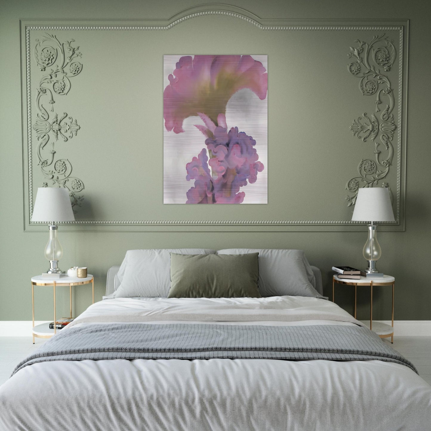 Coxcomb - Georgia O'Keeffe Brushed Aluminum Print - 70x100 cm / 28x40 inches | Georgia O'Keeffe Aluminum Print | Georgia O'Keeffe Prints