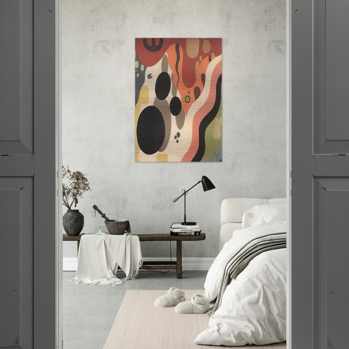 Small table upper surface - 1920 - Julius Evola Brushed Aluminum Print - 70x100 cm / 28x40 inches | Julius Evola Aluminum Print | Julius Evola Prints