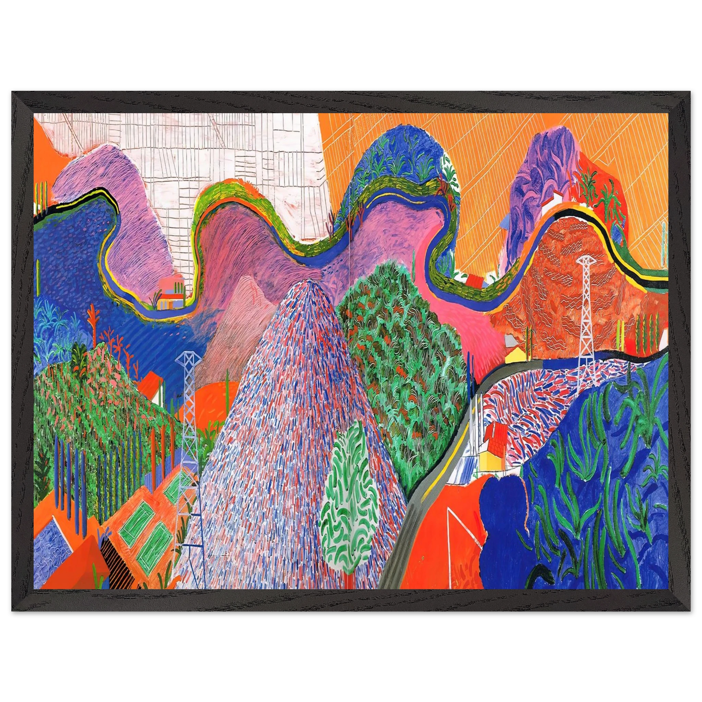 David Hockney - David Hockney Wall art - 40x50 cm / 16x20 inches - Fine Art Poster-canvas - -