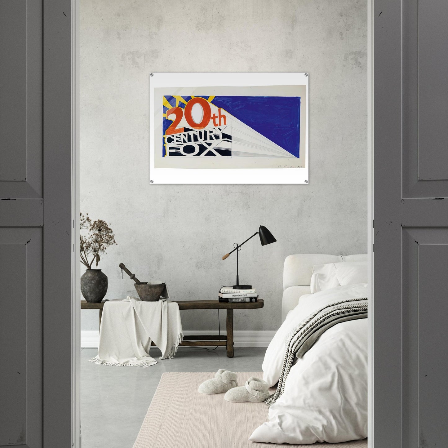 TRADEMARK 3 1962 - Edward Ruscha Acrylic Print - 70x100 cm / 28x40″ inches | Edward Ruscha Wall Art | Edward Ruscha Prints