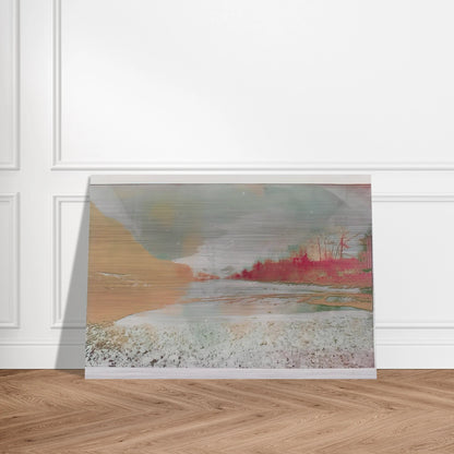 View of the Emme - 1971 - Dieter Roth Brushed Aluminum Print - 70x100 cm / 28x40 inches | Dieter Roth Aluminum Print | Dieter Roth Prints